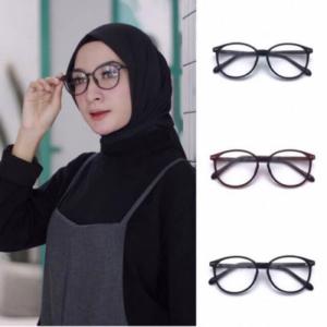 Frame Kacamata Bulat 8018|SUPER MURAH | Paket Kacamata Minus/Plus/Cylinder/Antiradiasi