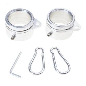 Rotating Flagpole Rings Stainless Steel Carabiner For 0.9-1.05 Inch Diameter Poles Outdoor Spinners Hardware