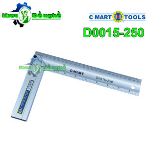 Thước ke góc vuông 45 độ C-MART D0015-250 - KIOT ĐỒ NGHỀ