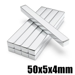 20242/5/10/20/50 Pcs 50x5x4 N35 Neodymium Magnet 50mm X 5mm X 4mm NdFeB Block Super Powerful Strong Permanent Magnetic imanes