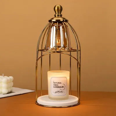 โคมไฟอุ่นเทียน Candle Warmer Timer โคมไฟเทียนหอมโคมไฟตั้งโต๊ะอุ่นเทียนหอม หรี่แสงได้ โคมไฟละลายเทียนหอม