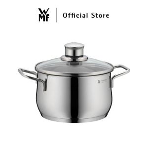 WMF Diadem Plus High Casserole with Glass Lid - (16CM) [Model: 0734176040] - Cookware
