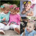 40Pcs Baby Girls 3.5'' Boutique Grosgrain Ribbon Hair Bows Elastic Hair Ties Ponytail Holder Hair Bands in Pairs for Girls Toddlers Kids Children Teens. 