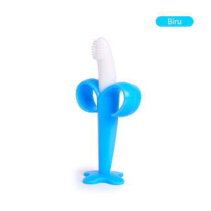 Mainan Gigitan Bayi Bentuk Pisang Teether Baby Food Grade BPA FREE Bahan Silikon