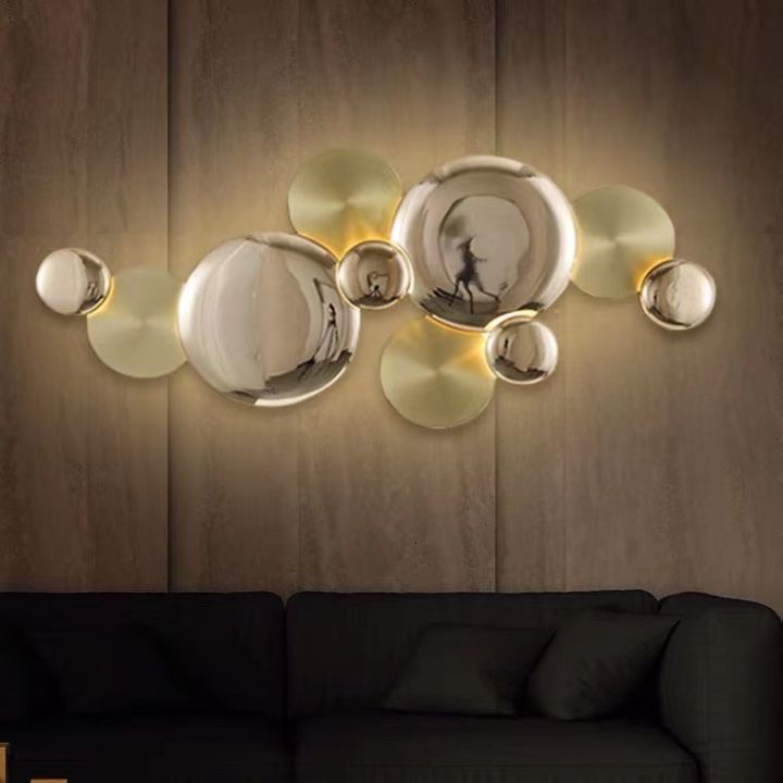 Modern Indoor Wall Lamp Living Room TV Back Wall LED Decorative ...