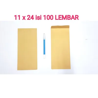Amplop Coklat Kabinet Gaji (100 Lembar)