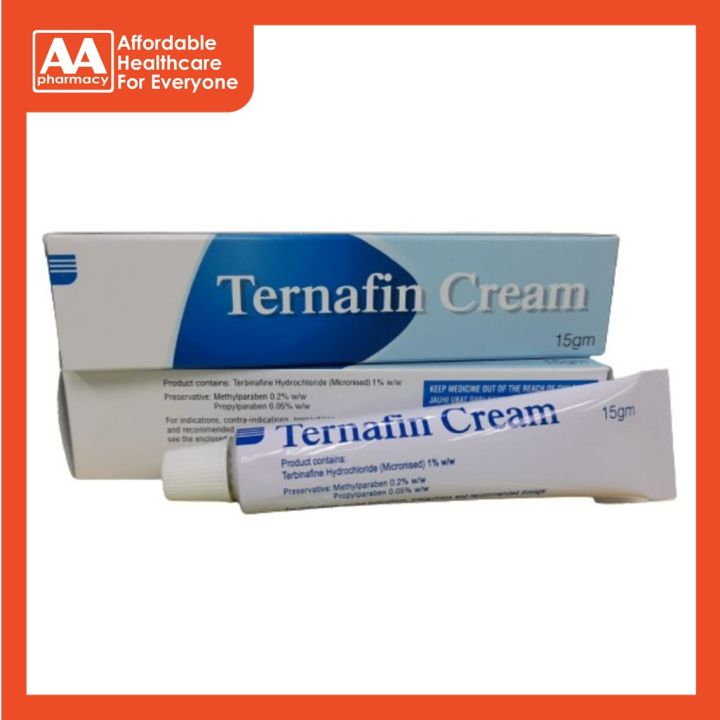 Ternafin Cream (Terbinafine Hydrochloride (Micronised) 1%W/W) 15g