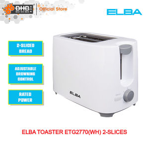Elba ET-G2770(WH) / ETG2770WH Toaster ~ 2 Slice (700W White) - ETG2770WH