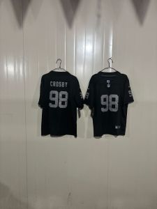 In-stock childrens NFL 2nd generation Raiders team jerseys numbers 98 and 34 high-quality football jerseys available for dropshipping