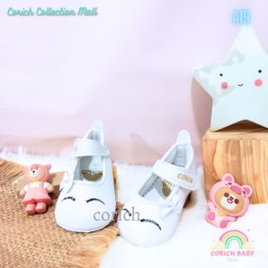 SEPATU BAYI - SEPATU BABY - SEPATU PREWALKER - A19 - SEPATU BALITA - SEPATU ANAK - ORIGINAL BRAND - CORICH BABY SHOES - BAYI USIA 0 - 11 BULAN - SEPATU SNEAKERS BAYI - BAYI BARU LAHIR - PEREMPUAN - BABY SHOES