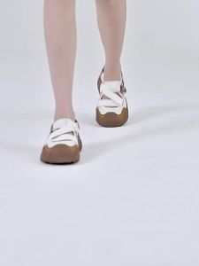 รองเท้าแตะกีฬาผู้หญิงแบบปิดนิ้วเท้าพื้นหนาสำหรับฤดูร้อน น้ำหนักเบา ระบายอากาศได้ดี รองเท้าลำลองแบบแมรี่เจน รองเท้าโรมันที่สะดวกสบาย