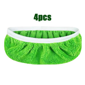 4Pcs Absorbent Sponge Flat Mop Pads Washable Replacement Heads for Home