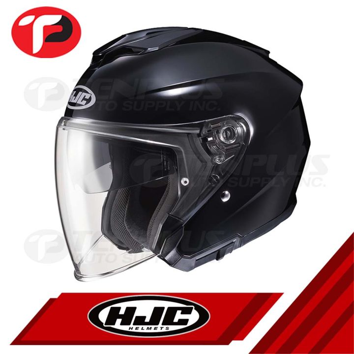HJC Helmets i30 Black Hjc I30 Half Face Helmet Dot Approved