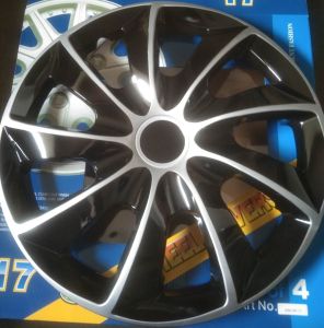 Set of Four (4) 17in Two-Tone Hubcaps 5084 R17 Wheel Cover Hub Caps