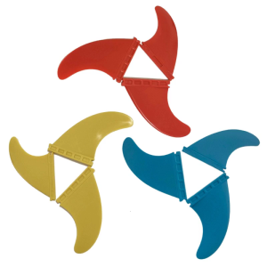 3Pcs Paddle Board Longboards Tail Fin Surfs & SUPs Fin Left Centers Right Fins Surfing Accessories Surfing Watershed Fin