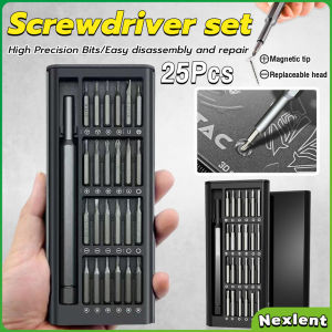 Nexlent Precision Screwdriver Set Magnetic Bit Precision Dismountable Mini Tool Case For Computer Repair