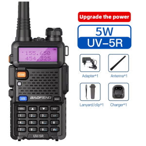 Baofeng UV5R Walkie Talkie Type-C Wireless Copy Frequency AM FM Long Rang Powerful Two Way Portable