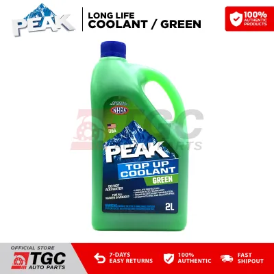 PEAK Top Up Long life Coolant Ready to Use Green / Blue / Red Pink 2L