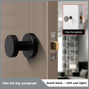 New Invisible Door Lock With Key Single Side Lock Indoor Door And Secret Room Hidden Single Side Loc