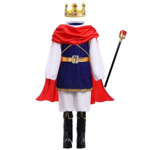 7 Pcs Kids Boys Prince Cosplay Costume Birthday Gift Fancy Dress Christmas Halloween Party outfit Birthday gifts stage plays parties themed events home games