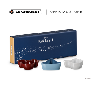 Le Creuset Stoneware Disney Fantasia Set of 3 Mini Dishes