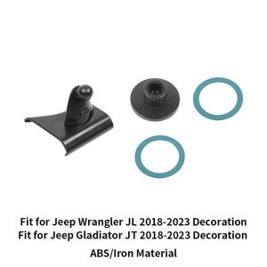 Cornerr Car Phone Holder Stand for Jeep Wrangler JL 2018-2024 Up for Jeep Gladiator JT 2018-2024 Up Interior Accessorie 5Y6Z3