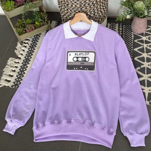 GS - SWEATER KERAH OVERSIZE WANITA MOVIE / SWEATER WANITA TERBARU