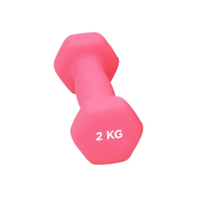 (JIJI.SG x FITNET) Neoprene Dumbbell / Neoprene / Cast Iron / Dumbbell / Perfect Shape / Weight Available 1-5KG