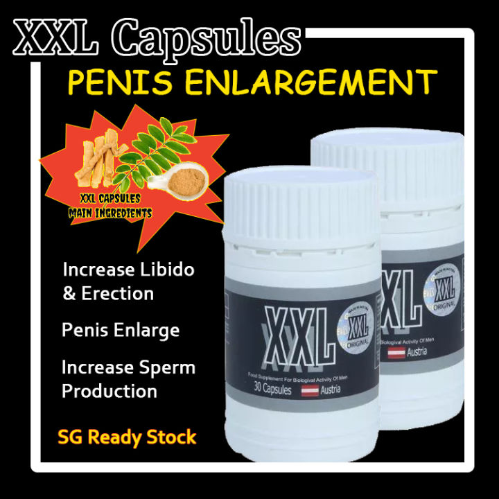 SG Ready Stock XXL CAPSULES besarkan zakar supplement tongkat Ali 100 genuine enlargement 30