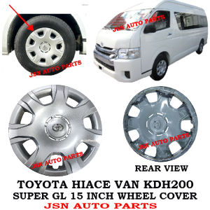 J20S02 WHEEL COVER TOYOTA HIACE KDH200 VAN SUPER GL 15 INCH