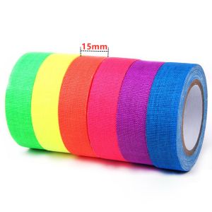 UV Glow Cotton Tape Neon Gaffer Party Tape Safety Warning Neon Tape UV Tape Wedding Decorations Home Decorations