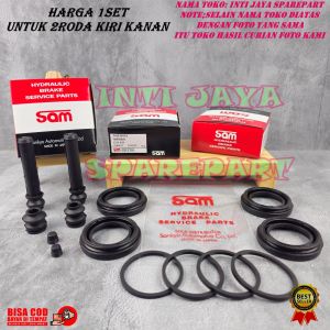 SIL SEAL PISTON REM CAKRAM RODA DEPAN ALL NEW PAJERO DAKAR 2016 SAMPAI 2019 KIRI KANAN 1SET SAM