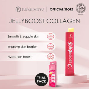 Kinohimitsu JellyBoost Collagen Inner Beauty Dietary Supplement Jelly 15g - Hydration Firm & Bouncy