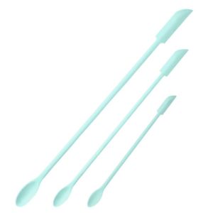 Silicone Slim Scraper Spoon Spatula Set 3pcs 2in1 Scraper Sendok Aduk Minuman