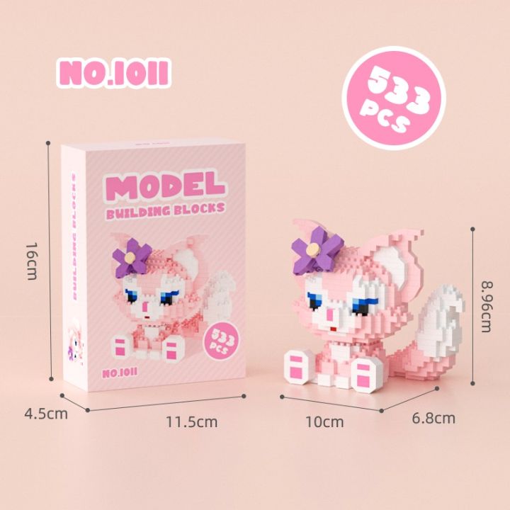 Đồ chơi xếp hình mô hình lắp ráp lego 3d mini cho trẻ em hình thỏ tím ...