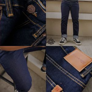 celana panjang jeans pria slimfit bigsize jumbo original premium size 27 - 42