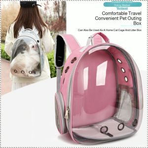 Pet Supplies Breathable Large Capacity Pet Backpack Side Slit Pockets Stable and Wear-resistant