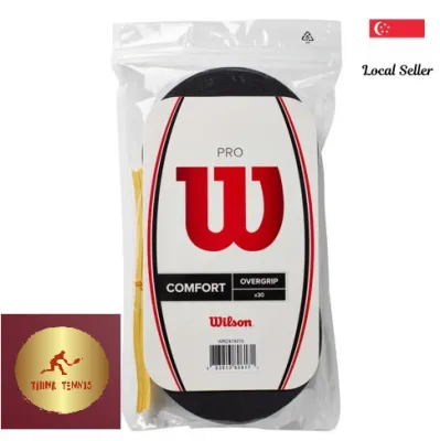 Wilson Pro Overgrip 30pcs Black / White