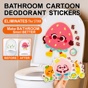 Bathroom aromatherapy stickers waterproof cartoon deodorant toilet antiodor decorative