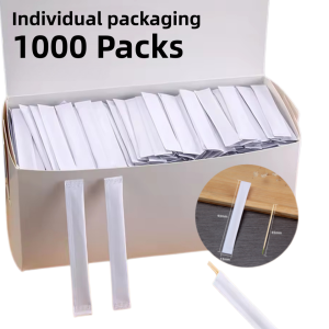 1000pcs Minted Toothpicks Individually Wrapped Disposable Bamboo Tooth Picks Stick Toothpick Restaurant Packing Fruit Hotel Restaurant Double Headed Toothpick