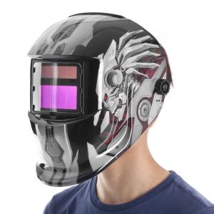 TaffGUARD DEKO Original Helm Las Otomatis Gelap Terang Auto Darkening Welding Helmet Terminator