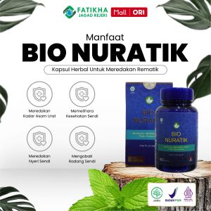BIONURATIK Kapsul Herbal Alami untuk Rematik dan Asam Urat