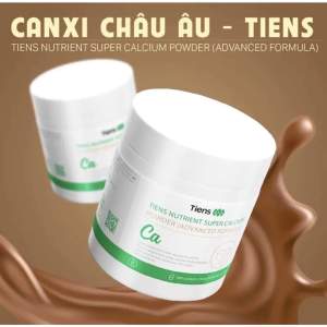 Canxi dạng bột hòa tan Tiens [Canxi Châu Âu]( 250gr) với công thức cải tiến bổ sung nhiều vitamin và khoáng chất thành phần mới đảm bảo tỉ lệ hấp thu vàng sản phẩm nhập khẩu từ Pháp. [Chính hãng]