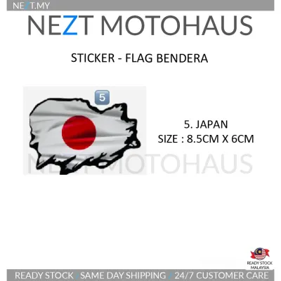 Sticker Bendera Flag Semua Negeri MALAYSIA PERAK PENANG SELANGOR JOHOR KL PERLIS KEDAH KELANTAN TERENGGANU MELAKA N9