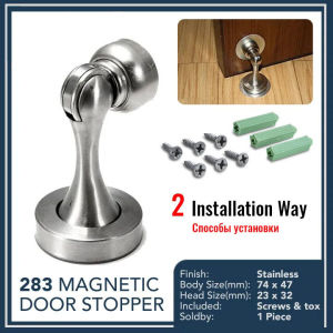 Door Stopper Magnetic Stainless Door Holder For Indoor Home Office with Magnetic Suction