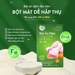 Bột ăn dặm Mămmy bổ sung dinh dưỡng tăng cân cho bé cho trẻ từ 6 tháng tuổi có đủ vị