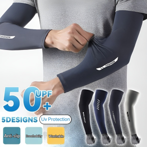 Sunscreen Sleeve Solid Color Instant Ice Seal Sunscreen Sleeves High Elasticity Without Constraints