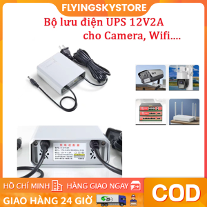 Bộ lưu điện DUNG LƯỢNG CAO dành cho Wifi Camera - UPS 12V (chạy wifi được 4-12 giờ) kèm Nguồn