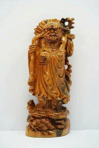 [ Woosilver ] Tượng Gỗ Ngọc Am Đạt Ma Sư Tổ – Biểu Tượng Trí Tuệ & Sức Mạnh Tinh Thần