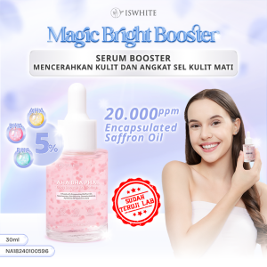 ISWHITE 5% AHA BHA PHA Body Booster Exfoliating Serum with 20000 Encapsulated Saffron | Serum untuk Mencerahkan Badan Mengangkat Sel Kulit Mati dan Anti Aging